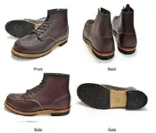[低價起標] RED WING BECKMAN moc toe 9010 深酒紅皮革 工作靴