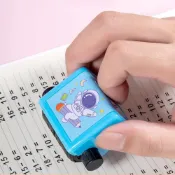 (店+)RAYRAYGO 兒童教學 加減乘除印章 4款 送印油 附收納盒 滾輪印章 數學出題章 數學試題章 教師印章 老師印章