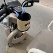 新款可愛收納電動自行車前置掛袋多功能三輪車通用型收納袋皮革