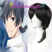 【小七cos】不正經的魔術講師與禁忌教典 葛倫/格倫·勒達斯cosplay假發 黑色