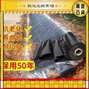 魚塘防滲膜魚池防水布土工膜養殖地膜魚塘防滲膜家後土工膜防水布蓄水池防滲水護坡防漏專勇黑色塑料布