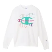 【Champion】官方直營 Basic Logo大學Tee-男(白色)