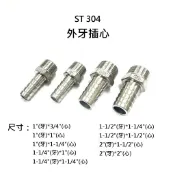 【金固】附發票 正304不銹鋼 外牙插心 1“ - 2“ 白鐵管牙插心 不鏽鋼寶塔 配管材料 白鐵另件 精密鑄造