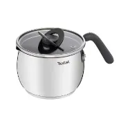 【Tefal 特福】不鏽鋼複合16CM不沾萬用鍋/壺型湯鍋_加蓋(IH爐可用鍋)