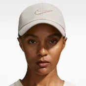 【NIKE 耐吉】U NK CLUB CAP U CB SWSH L 老帽 運動帽 棒球帽 卡其 FB5369-236
