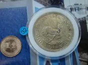☆豐臣館☆1958年英屬南非羚羊銀幣☆伊麗莎白二世女王