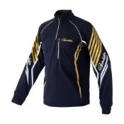 【赤海釣具】GAMAKATSU 外套 GM-3697 黑金 L #防曬 #抗UV #排汗衫 #拉鍊襯衫 #釣魚衣