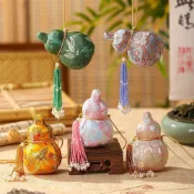 刺繡香囊  古風香袋  艾草香囊  宋錦刺繡葫蘆端午節高檔香包手工成品公司送禮品隨身便攜艾草香囊