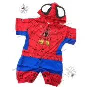 寶寶 蜘蛛人 spider man 連身衣 短袖 0-18個月 包屁衣 造型服 造型衣 cosplay 萬聖節