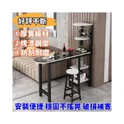 (店+)免運 中島小吧檯 吧臺桌 玄關廚房桌 高腳桌 鐵木吧臺桌 吧臺 餐桌 簡約吧檯桌 酒吧臺 咖啡桌 靠墻桌高腳桌