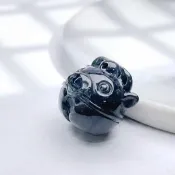 烏雞種翡翠牛牛鈴鐺項鍊 | 天然緬甸玉A貨翡翠 | 送禮