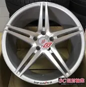 【超前輪業】北德文 INFORGED 1919 19吋鋁圈 5孔114.3 5孔120 前後配 銀底車面 BMW 335