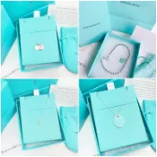 美國百分百【全新真品】Tiffany & Co. 項鍊 純銀 飾品 蒂芬妮 手鍊 銀飾 鍊墜 專櫃精品 經典logo