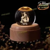 【品質認證】樸簡十二星座水晶球旋轉音樂盒投影燈情人聖誕生日禮物送男女生