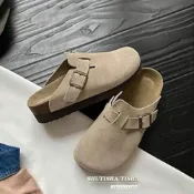 (店+)博肯鞋軟木底拖鞋拖鞋一腳蹬勃肯鞋厚底勃肯鞋薄底勃肯鞋一字帶勃肯涼鞋麂皮勃肯鞋穆勒勃肯拖包頭勃肯鞋反毛皮勃肯兩帶勃肯鞋輕量人體工學高腳背友好軟木鞋床耐磨久走不累防臭透氣防水可外穿踩屎感楦適寬腳防滑鞋底