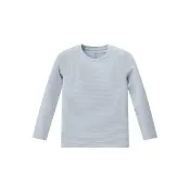 【GIORDANO 佐丹奴】童裝圓領極暖衣 G-WARMER系列(90 低調藍X皎白)