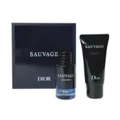 Dior 迪奧 SAUVAGE 曠野之心香氛精巧兩件禮 (香氛10ml+沐浴露20ml)-公司貨