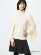【UNIQLO】女裝 喀什米爾高領毛衣(長袖) 485319