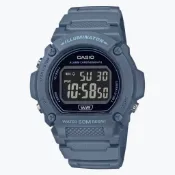 CASIO 卡西歐 質感大地色系電子錶 鬧鈴 計時碼錶 照明 多色 中性 W-219HC