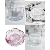 【漁禾家】 IKEA 代購 燭台 GLASIG 小蠟燭燭台 透明玻璃