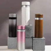 乾唐軒活瓷 | 金石保溫杯 / 木紋款 / 2色 330ml