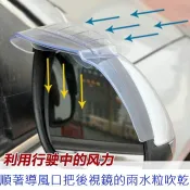 升級版導風口防雨檔後視鏡雨眉(1對裝)