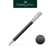 【Faber-Castell】Ambition成吉思汗纖維旋轉鉛筆/黑色0.7mm/精緻筆款 台灣輝柏 客製化刻字 極簡