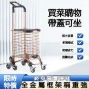 HXIH 家用折疊便攜購物車買菜小拉車小推車輕便老人買菜神器年輕人拖車
