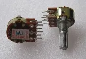 雙聯 電位器 B100K 六腳 （12個）   [278999-043]
