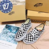 現貨免運 帝安諾 - 實體店面 VANS AHTHENTIC 經典 棋盤格 黑白格 綁帶 帆布 復古 百搭 低筒 明星款