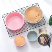 (店+)【BlueCat】蛋糕矽膠模具-4吋單圓形(蛋糕烤盤 分層蛋糕 戚風蛋糕 慕斯 果凍 雞蛋糕 起司蛋糕 烘焙用品)