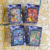*《小巴趴趴造》現貨！日本正品 寶可夢系列透明拼圖 208片 300片 透明水晶拼圖 立體拼圖 伊布 水屬性 火屬性