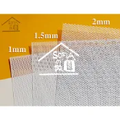 ◆SOFIAの樂園◆模型素材 PVC模型塑膠 洞洞板 圓形 1mm、1.5mm、2mm（半透明/白/銀/黑）