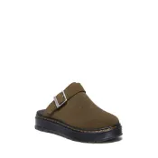 Dr. Martens 馬汀 Brookline 麂皮穆勒鞋橄欖棕色涼鞋 男款