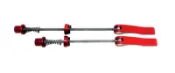全新 花鼓 輪組 前後 快拆 / 快拆桿 / 快拆組 - 105 / 143MM ( 100 / 135 )  紅色