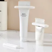 Sunday【現貨速發】擠牙膏器 擠牙膏神器 家用衛生間手動擠牙膏器 省力洗面奶護手霜擠壓器 牙膏夾 一滴不剩
