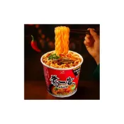 (店+)【CHARA 微百貨】統一 來一客 辛辣香菇風味 69g 杯麵