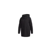 (店+)【adidas 愛迪達】DW8351 adidas neo W Cs Parka Jkt 純色休閒運動保暖棉服夾克外套 冬季 女款 黑色