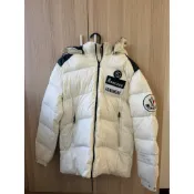 Moncler x 藤原浩 米白連帽羽絨外套 蒙口外套