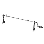 【MOOG 沐格】不鏽鋼旋轉烤肉架 97cm 烤雞叉烤羊腿支架 BBQ燒烤工具