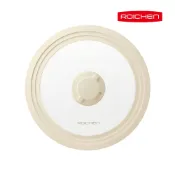 【韓國Roichen】專利蒸氣閥多用鍋蓋(奶油白) 24cm/28cm市面圓型鍋共用 | 官方旗艦店