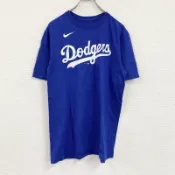 【DOKODEMO】耐吉洛杉磯道奇隊大谷翔平短袖T卹，藍色，M碼（古著）