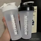 🔥臺灣出貨🔥搖搖杯運動健身蛋白粉奶昔杯帶刻度大容量耐高溫食品級塑料水杯子 TYO2