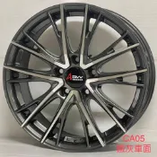大桃園 鋁圈17吋 5/100/114.3 7J ET38黑車面/灰車面AS-218(4入)