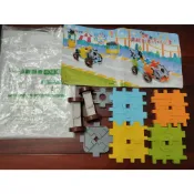 二手瑕疵惜福品 巧連智快樂版 邏輯創意巧拼組+邏輯創意巧拼小書 配件齊全 軌道 拼圖 積木 學習教具 益智玩具