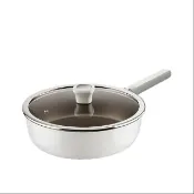 【Quality 聚家】平底鍋 煎鍋 炒鍋 不粘鍋 炒菜鍋 鈦陶瓷28cm平底鍋 不挑爐具（耐刮擦/耐高溫/不粘易清洗）