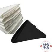 口布【新發餐具】白色口布巾 擦拭口布 擦杯子 台製口布 A級口布 黑色口布巾