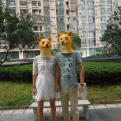 【日本巧鋪】乳膠巴哥狗面具 柴犬秋田犬面具狼狗黑貓面具巴哥犬面具鬥牛犬沙皮狗秋田狗頭(萬聖節COS變裝頭套cosplay