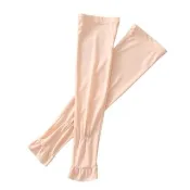 【米蘭精品】現貨+預購 防曬袖套露指手套(夏季加長護臂寬鬆女配件4色74dz12)