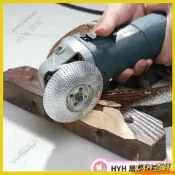 CX3【免運】 木工打磨塑型刺盤角磨機用硬圓磨輪修磨刀拋光輪角磨茶盤銼刀木銼